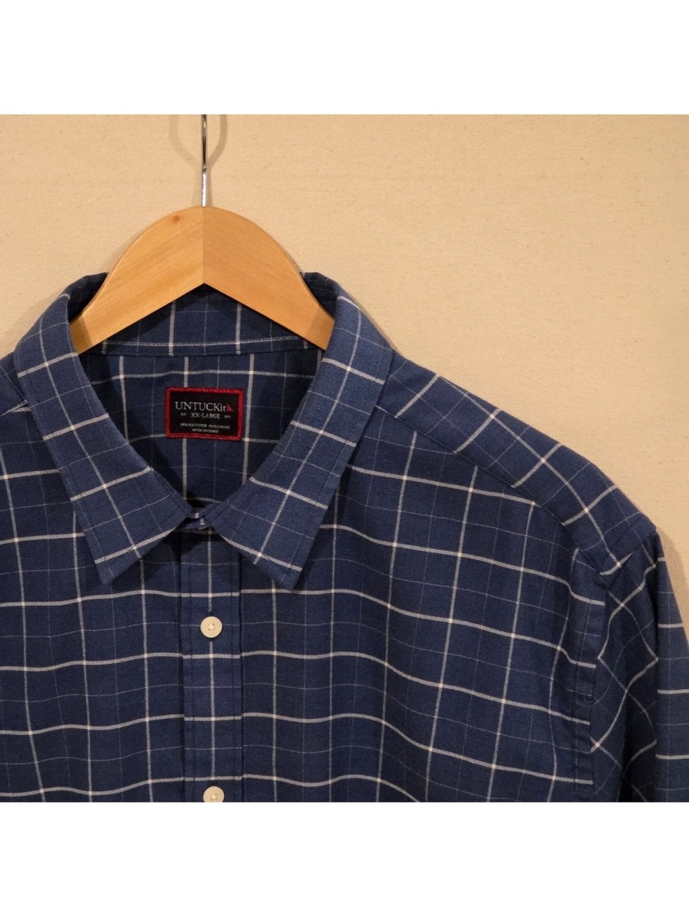 UNTUCKit Performance Flannel Button Down XXL